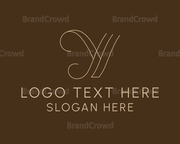 Startup Business Letter Y Logo