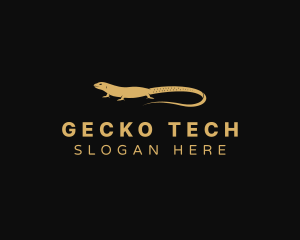 Gecko - Lizard Reptile Animal logo design