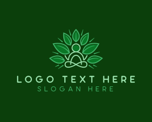 Meditate - Lotus Yoga Wellness logo design