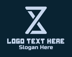 Communication - Futuristic Number 8 logo design