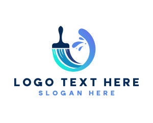 Creative - Paint Brush Splash logo design