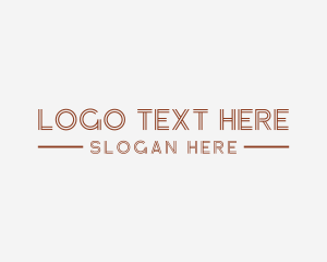 Strategist - Simple Creative Wordmark logo design