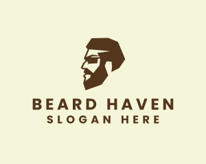 Beard - Hipster Beard Man logo design