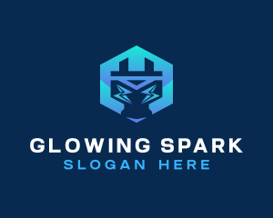 Electric Spark Plug logo design