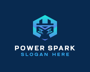 Electric Spark Plug logo design