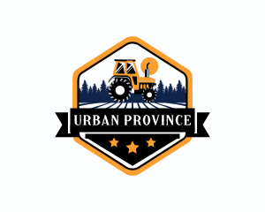 Province - Industrial Farm Tractor logo design
