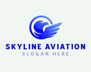 Flight - Eagle Airline Flight logo design