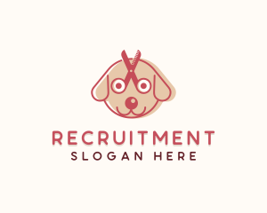 Pet Dog Grooming Logo