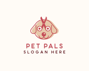 Pet Dog Grooming logo design