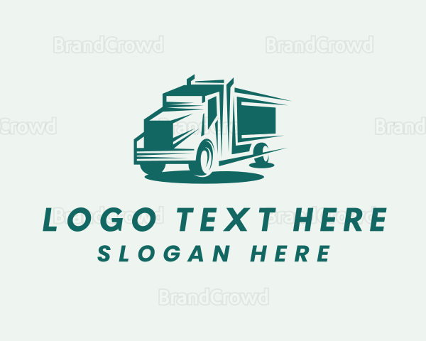 Truck Cargo Transport Logo