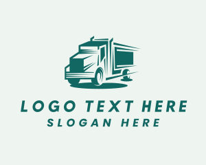 Truck Cargo Transport Logo