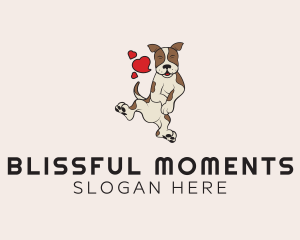 Joy - Happy Dog Veterinary logo design