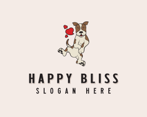 Happy Dog Veterinary logo design