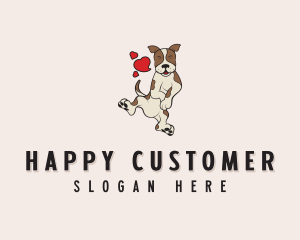 Happy Dog Veterinary logo design