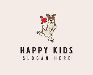 Happy Dog Veterinary logo design