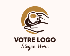 Latte - Espresso Cup Cafe logo design