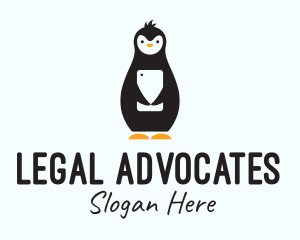 Toy Store - Penguin Mobile Stuffed Toy logo design