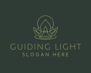  Candle Light Floral logo design