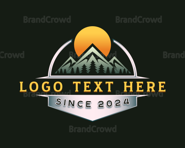 Mountain Forest Outdoor Logo