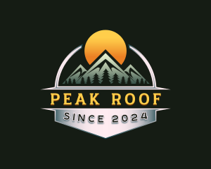 Mountain Forest Outdoor logo design