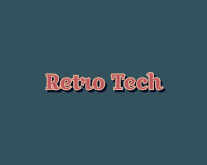 Retro Script Business logo design