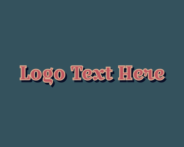 Label - Retro Script Business logo design
