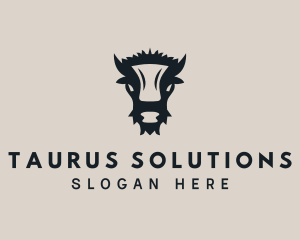 Wild Bull Animal logo design