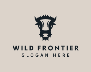 Wild Bull Animal logo design