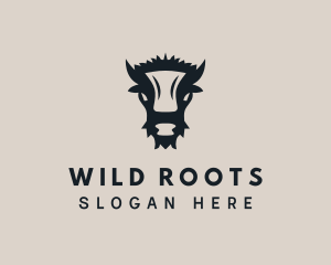 Wild Bull Animal logo design