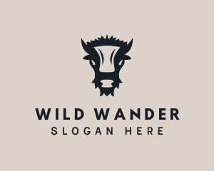 Wild Bull Animal logo design