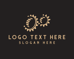 Machinist - Industrial Gear Mechanic logo design