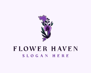 Taiwan Orchid Flower logo design