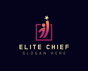 Chief - Human Coach Leader logo design