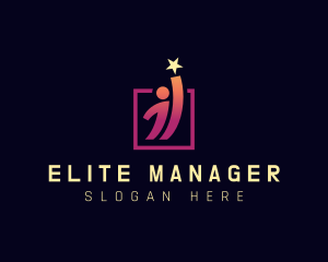 Supervisor - Human Coach Leader logo design