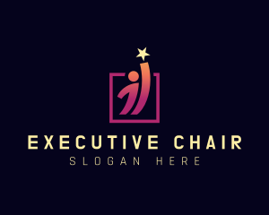 Chairman - Human Coach Leader logo design