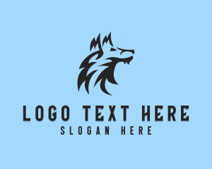 Character - Wild Wolf Avatar logo design