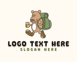 Explorer - Bear Travel Explorer logo design