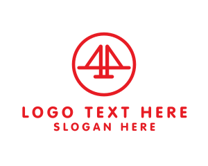 Shade Of Red - Generic Bridge Number 4 logo design