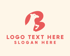 Pet Care - Letter B Pet Dog logo design