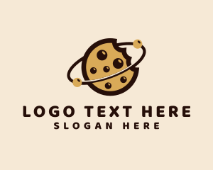 Dessert - Outer Space Cookie logo design