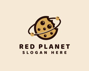 Outer Space Cookie  logo design