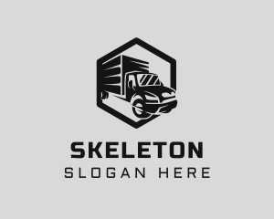 Hexagon Forwarding Truck Logo