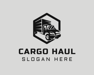 Hexagon Forwarding Truck logo design