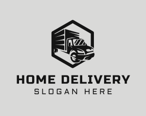 Hexagon Forwarding Truck logo design