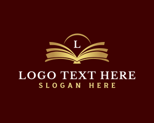 Library - Book Knowledge Reading logo design