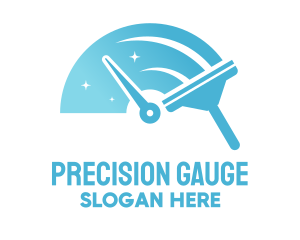 Speed Cleaning Squeegee logo design