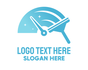 Cleaning Equipment - Speed Cleaning Squeegee logo design