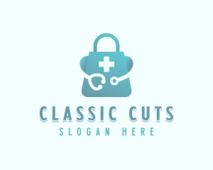 Medical Pharmacy Online Shopping logo design