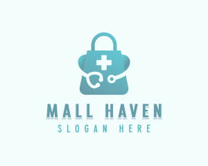 Medical Pharmacy Online Shopping logo design