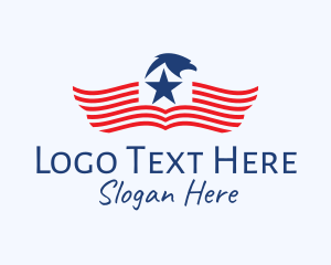 Eagle - American Star Eagle logo design